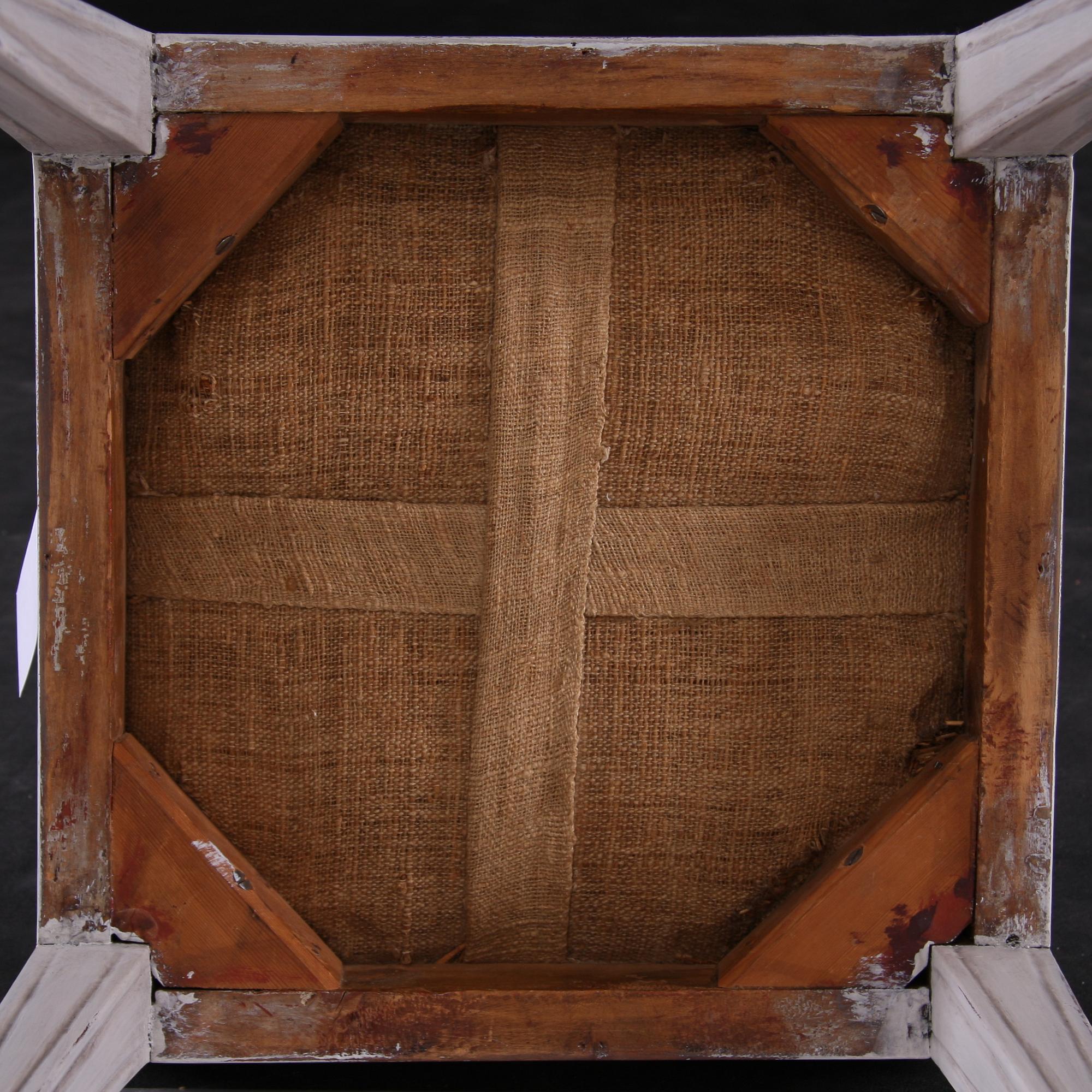 TABURETT, gustavianskt provinsarbete. 1700/1800-tal.