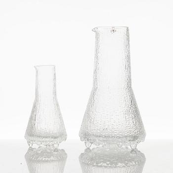 Tapio Wirkkala, service parts, glass, 60 pieces, "Ultima Thule", Iittala, second half of the 20th century.