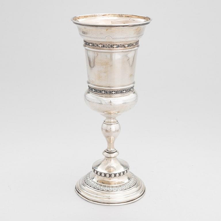 A silver goblet, Germany around 1900.