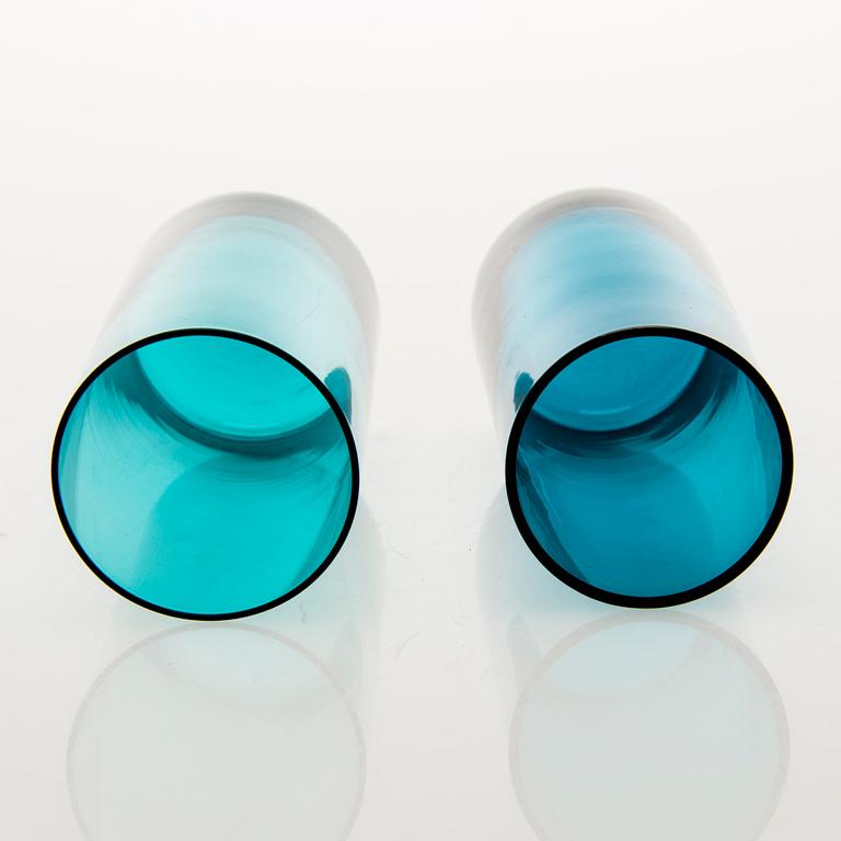 NANNY STILL, "Harlekin" DRICKSGLAS, 16 st, Riihimäen Lasi Oy, 1950-60-tal.