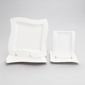 Service parts, "New wave", 37 parts, Villeroy & Boch. Germany.