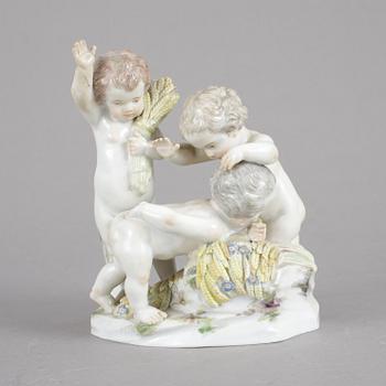 FIGURIN, porslin, Meissen, 1800-talets slut.