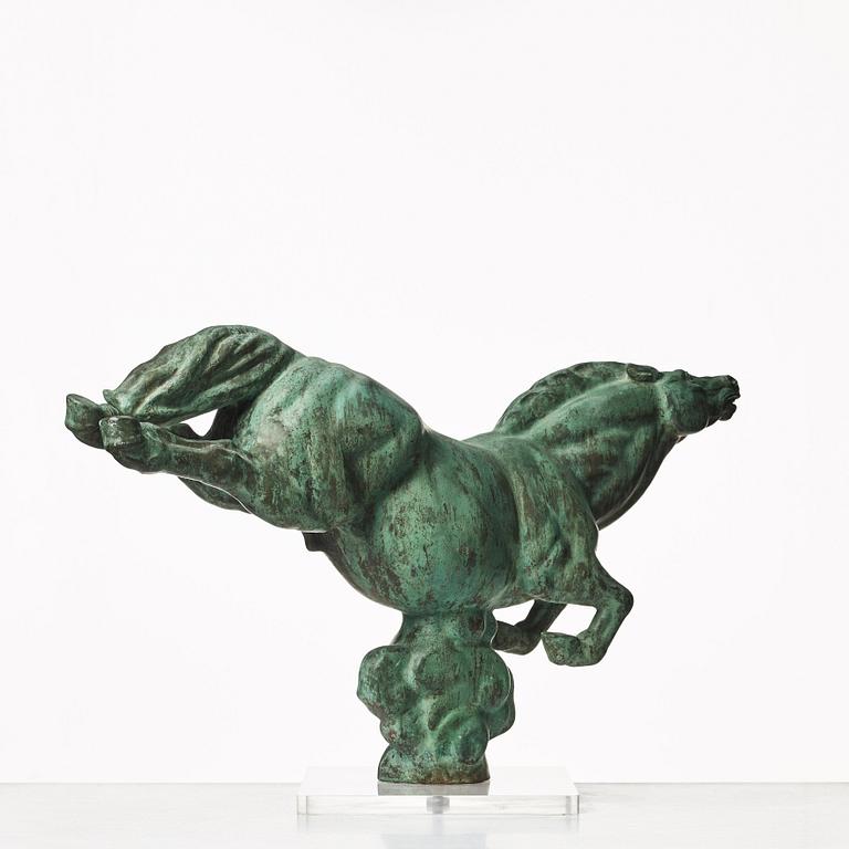 Carl Milles, "Den flygande hästen".