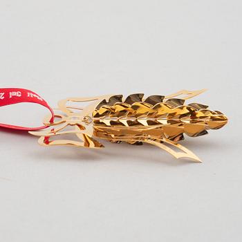 A set of eight Christmas decorations, Georg Jensen, Denmark.