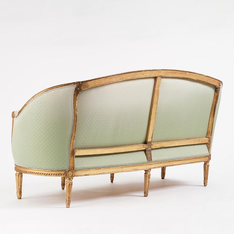 A Louis XVI canape en corbeille by François (II) Foliot (maître in Paris 1773-ca.1839).