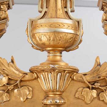 Golvspegel, nyrokoko, 1800-talets slut.