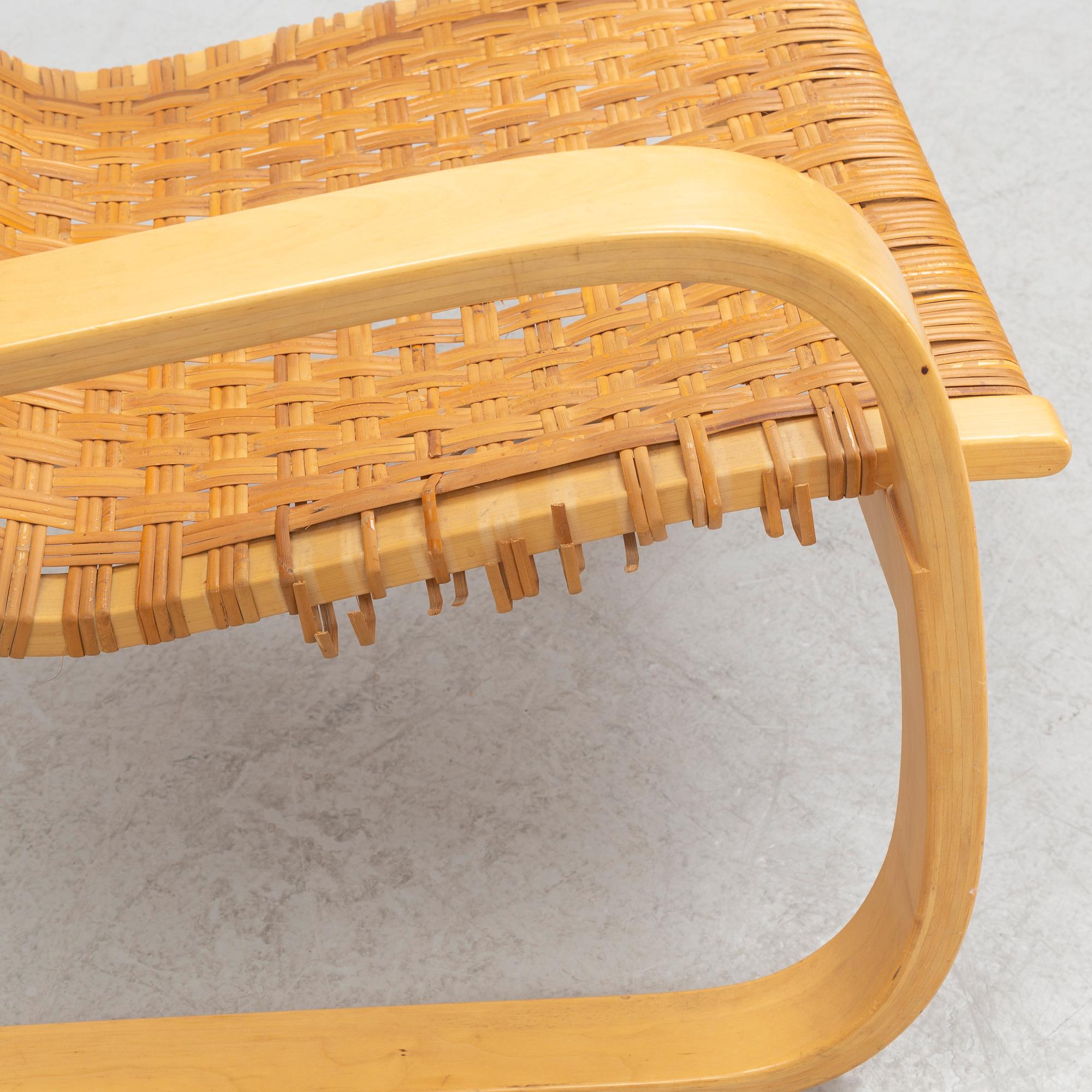 Alvar Aalto, fåtölj, modell 406, Artek.