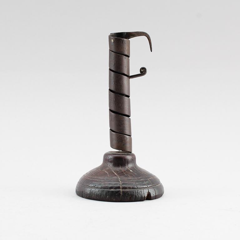 LJUSSTAKE, smide, 1700-tal.