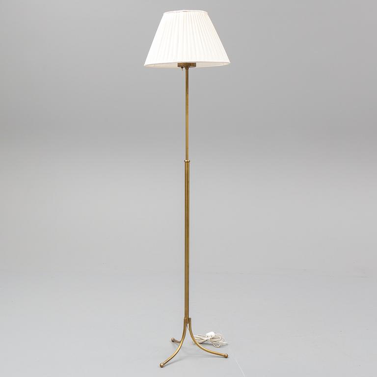 JOSEF FRANK, a model G2326 brass floor light, Svenkst Tenn, Sweden, model G2326.