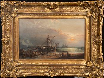 Ebenezer Colls, oil on canvas, signed E Colls.