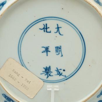 FAT, ett par, porslin. Qing dynastin, Kangxi (1662-1722).
