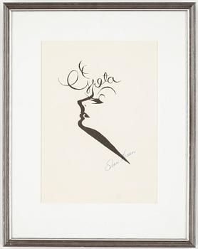 Einar Nerman · EINAR NERMAN, tryck, signerad.