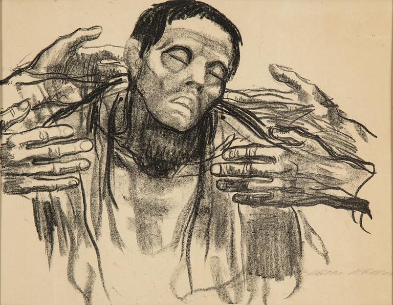 A lithographie by KÄTHE KOLLWITZ, sined.