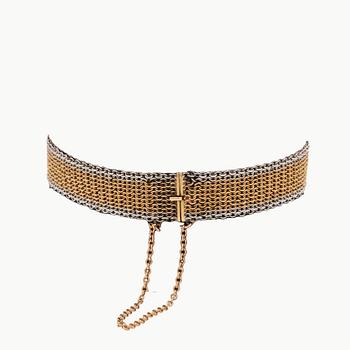 An 18K gold bracelet with old cut rubies, possibly by K Anderson Stockholm, around 1900's.
