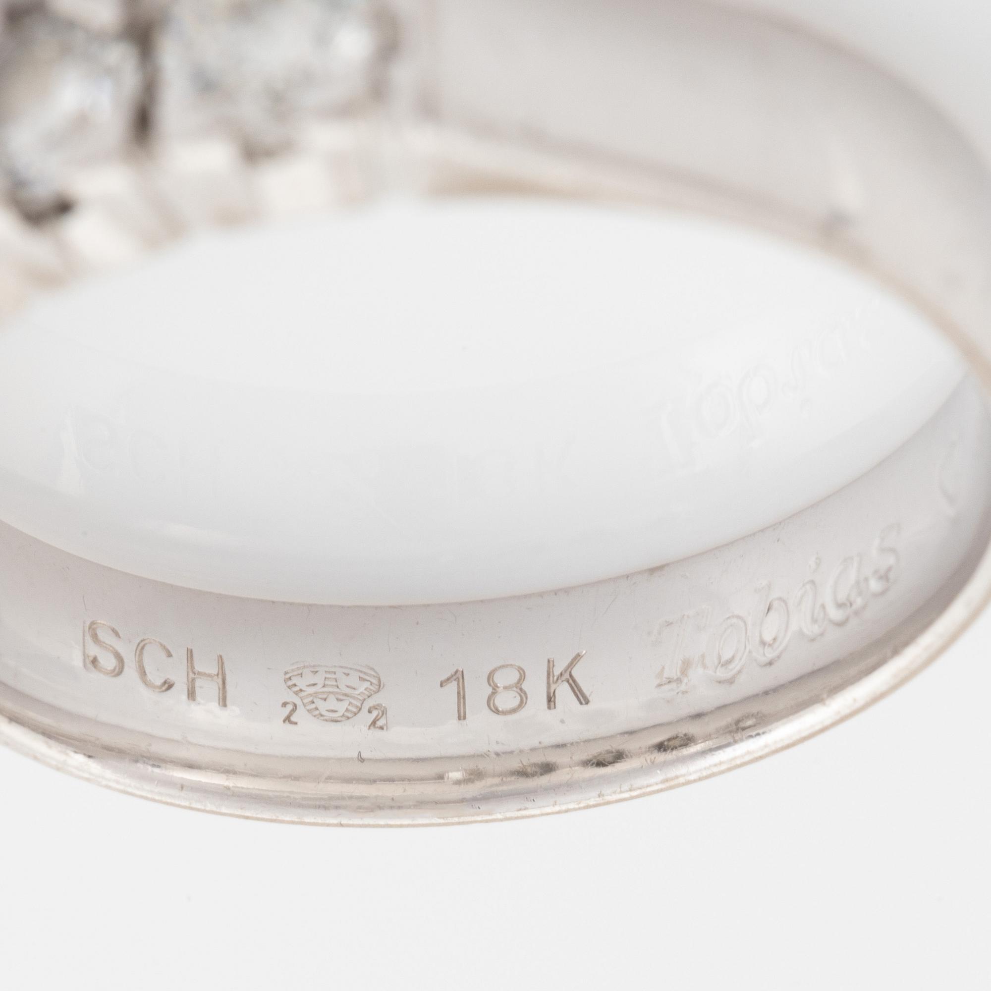 0.75 ct brilliant-cut diamond ring.