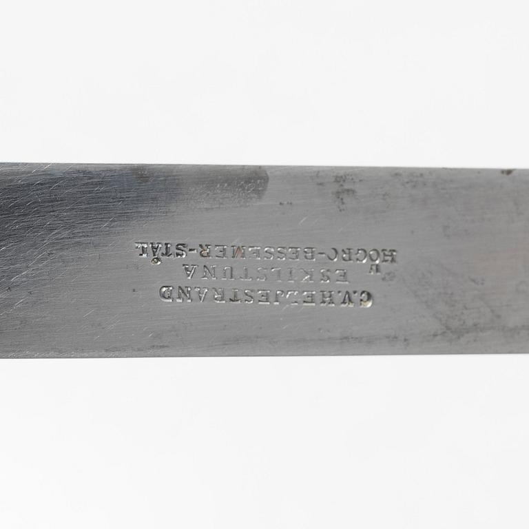 Gustaf Möllenborg, Ten Swedish silver flatware pieces, "Olga", mark of Möllenborg-Feron, Stockholm, 1853-1865.