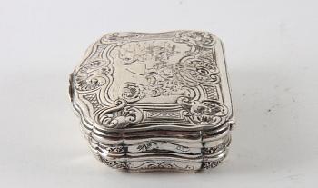 DOSA, silver, rokokostil, 1800-tal.