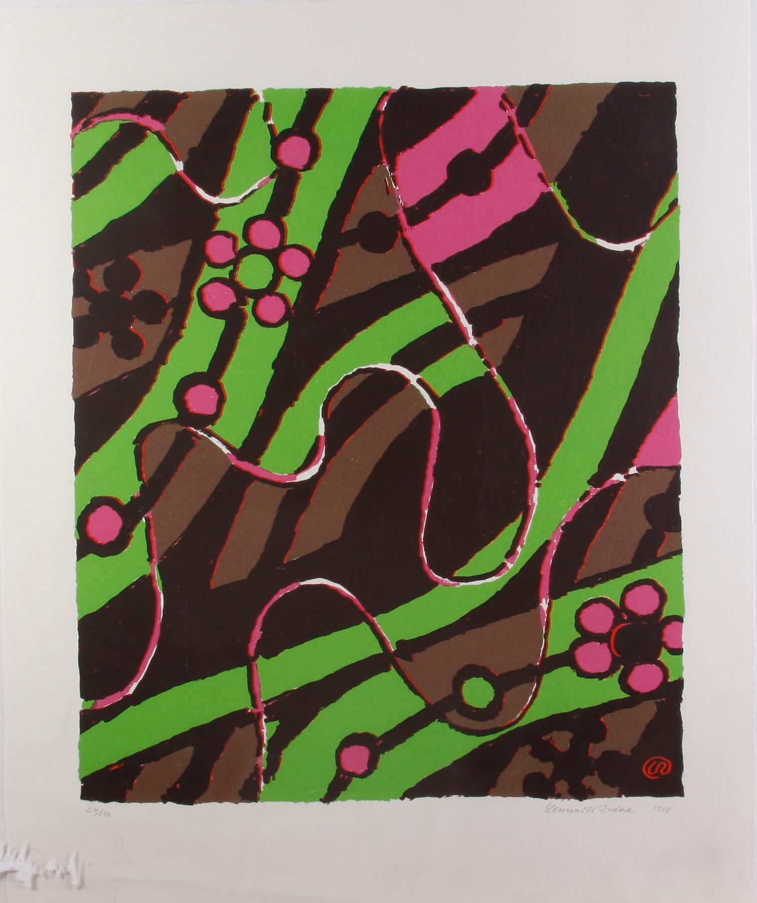 RODHE, LENNART, seriegrafi, sign o dat 1998, numr 24/150.