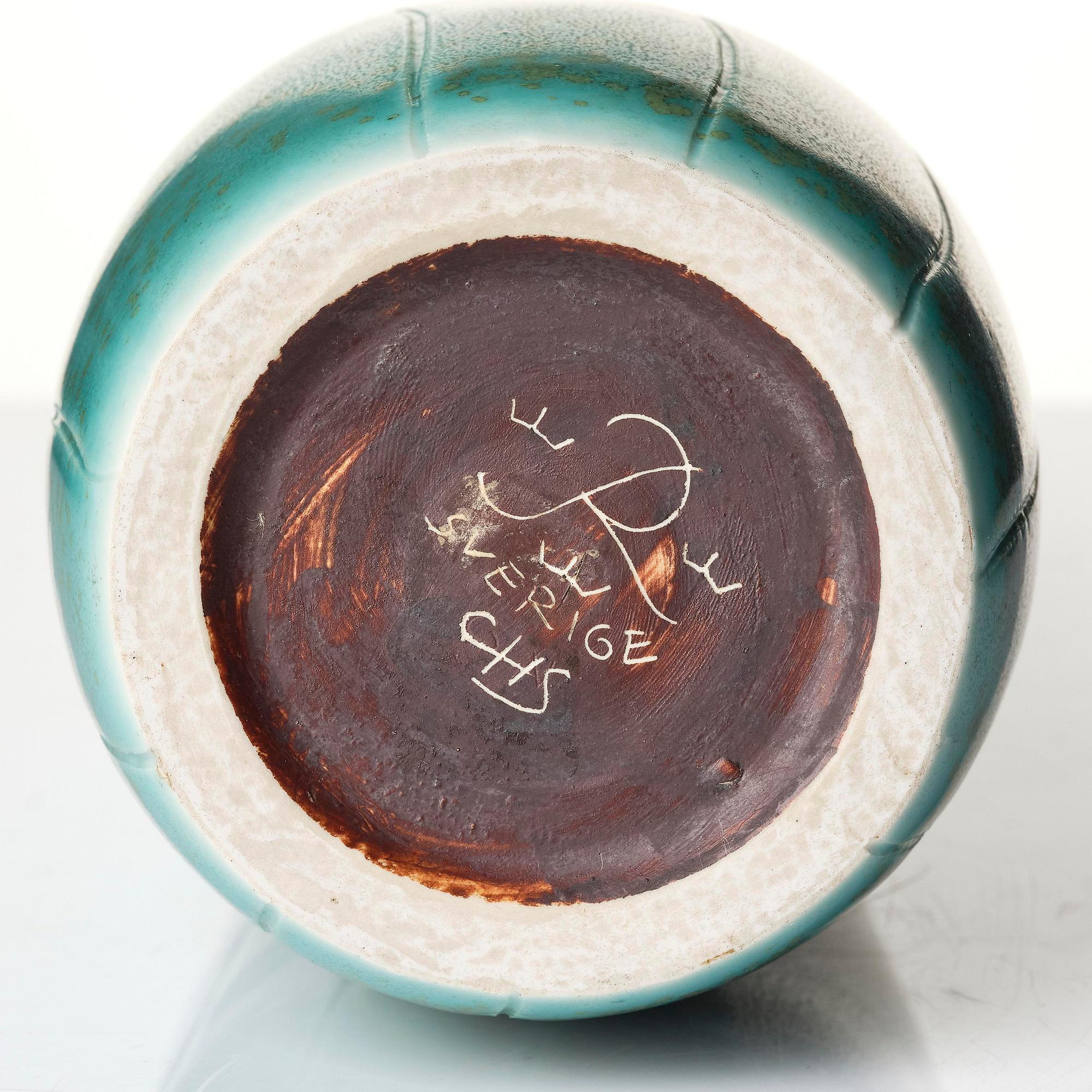 Carl-Harry Stålhane, a stoneware vase, Rörstrand 1940s-50s.