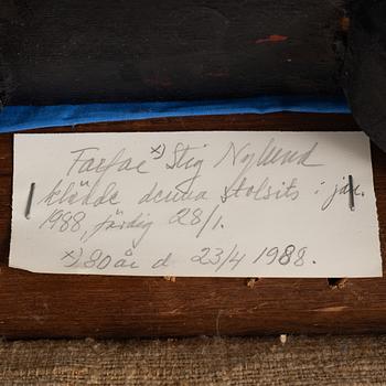 A carved 'blackwood' armchair.  bombay presidency circa 1880.