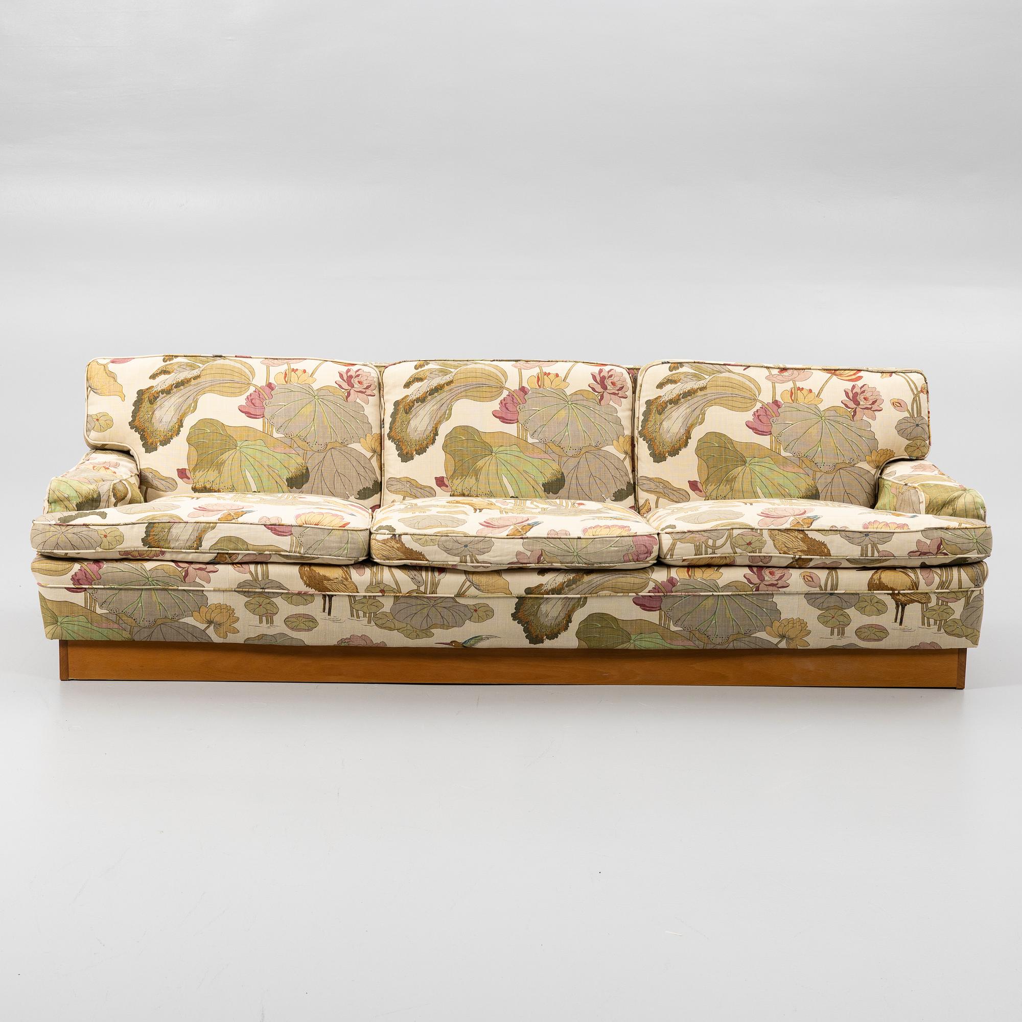Arne Norell, Sofa, upholstered in "Lotus," GP & J Baker.