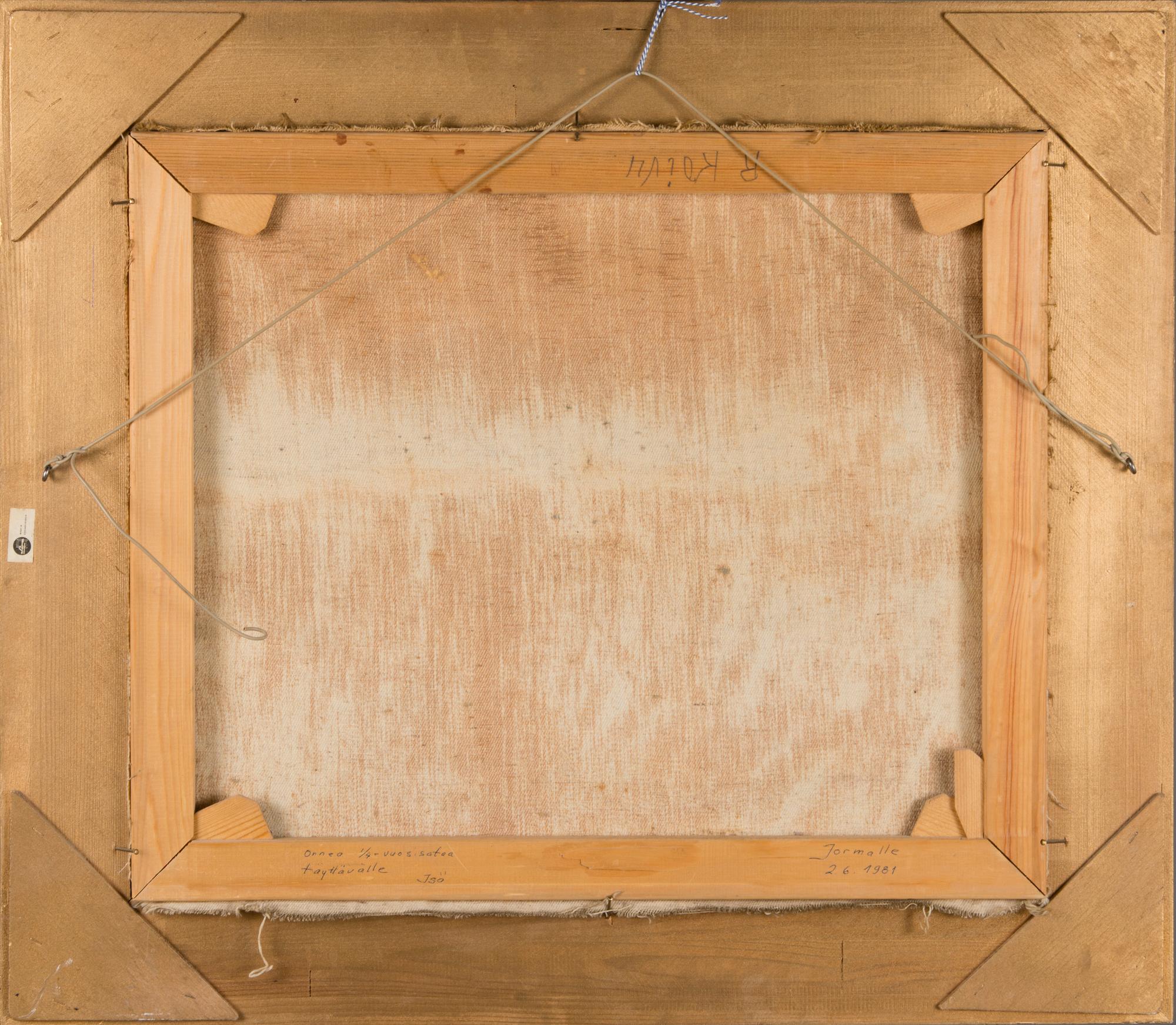 RUDOLF KOIVU, oil on canvas, signed R.K.