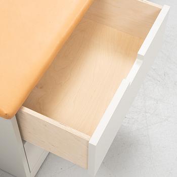 A bench and stool by Nirvan Richter, Norrgavel.