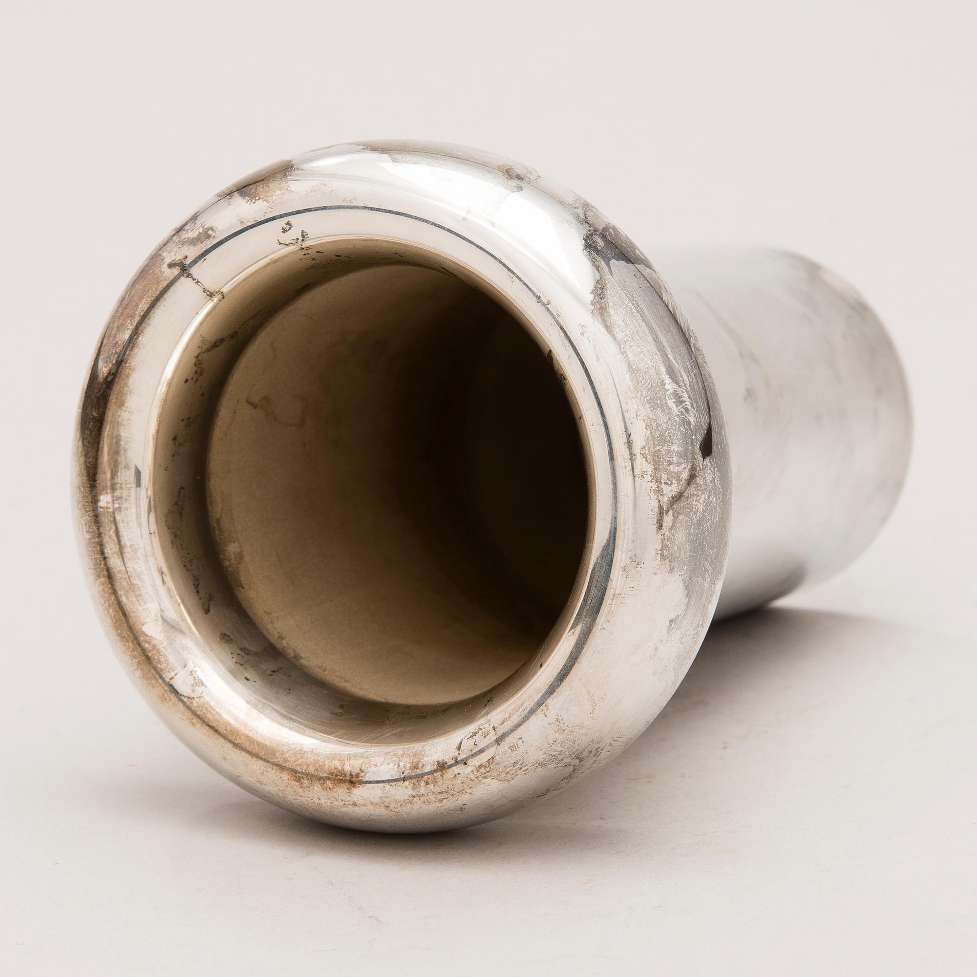 TAPIO WIRKKALA, VAS, sterlingsilver, 'Tillväxt', stämplad TW, Kultakeskus, Tavastehus 1990.