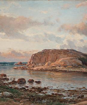 Berndt Lindholm, "Solnedgång i Bohuslän".