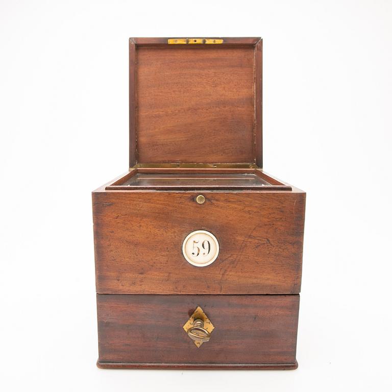 Marine chronometer, Gannery No. 59, second half of the 19th century.
