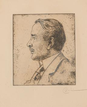 Carl Larsson, 'Erik Axel Karlfeldt'.