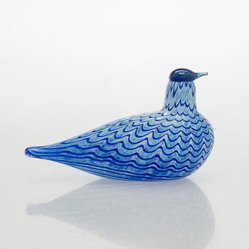 Oiva Toikka, a glass "Blue Bird", signed O. Toikka, Nuutajärvi.