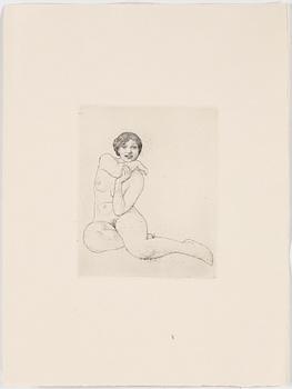 CARL LARSSON, 6 st, gravyrer, Uppsala 1983.