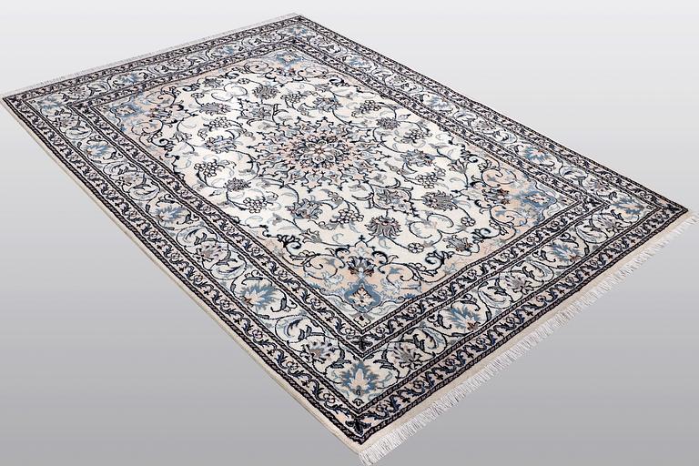 Matto, Nain, 9 LAA, part silk, ca 212 x 150 cm.