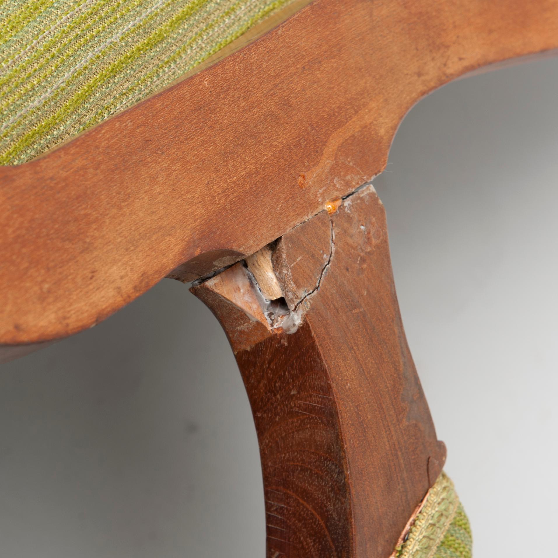 NOJATUOLIPARI, rokokootyyliset, 1800-luvun puoliväli.