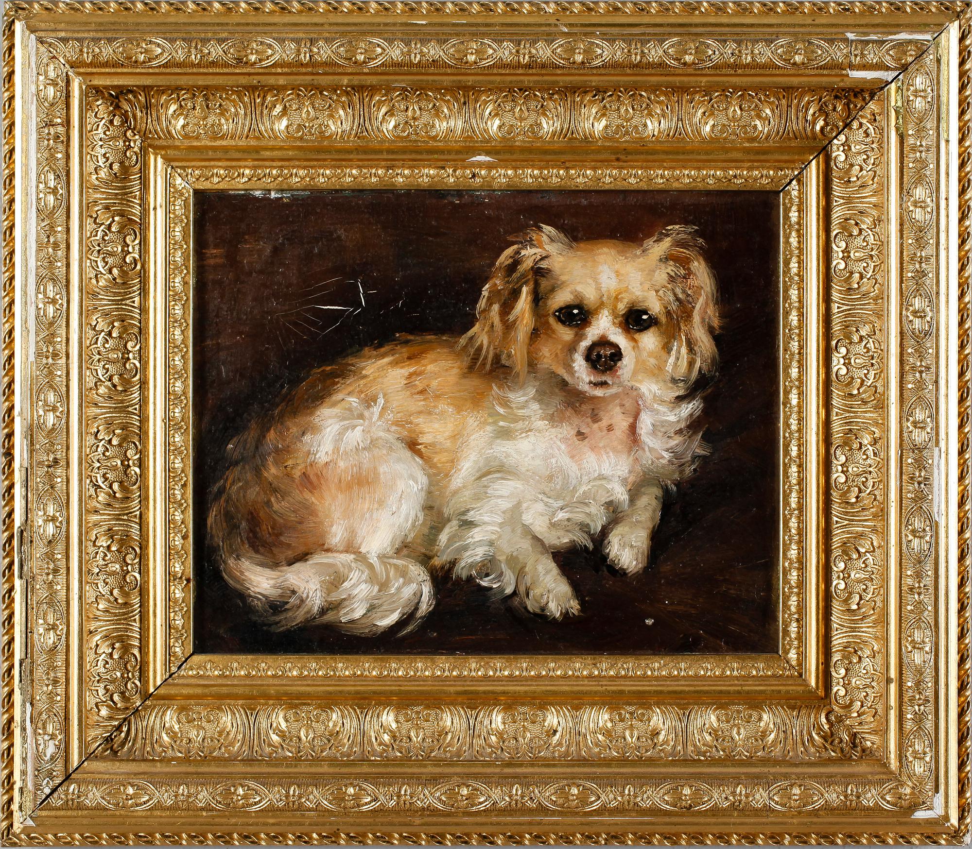IDA VON SCHULZENHEIM, olja på pannå, ej signerad.