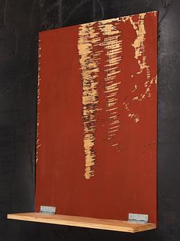 Ståle Vold & Fredrik Vaerslev, Executed in 2012. Acrylic, car paint and spray paint on pine with steel hinges and spray-.