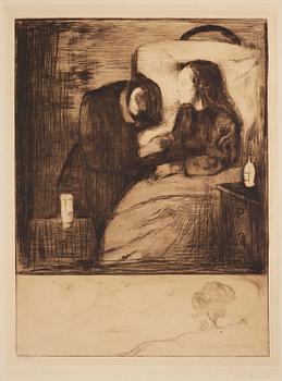 875. Edvard Munch, "Det syke barn" / "The Sick Child".