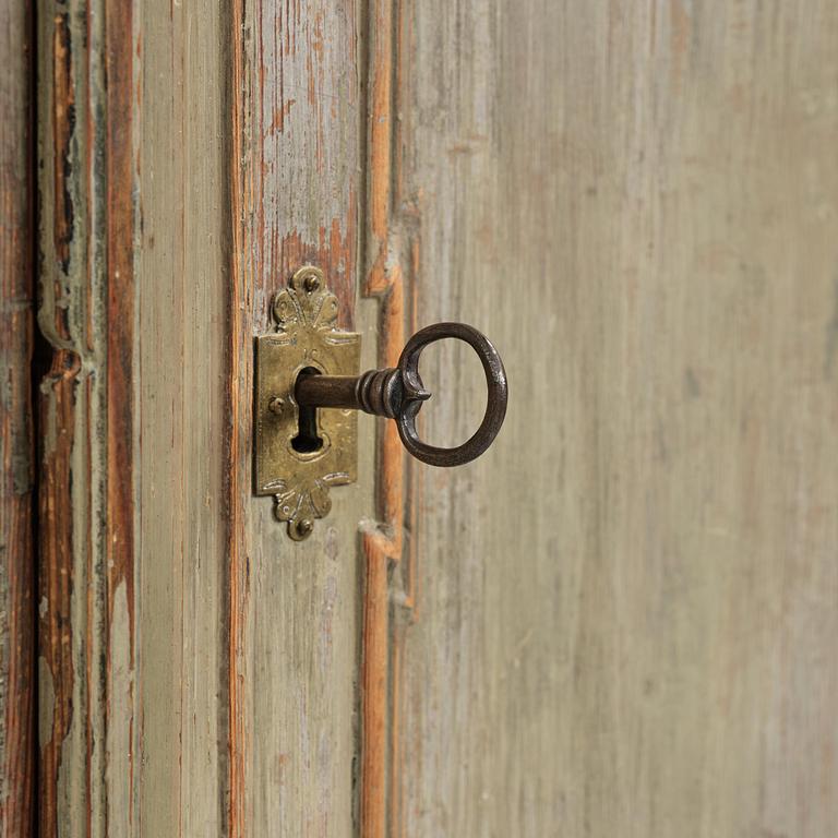 A Swedish late Baroque cabinet, first part 18th century.