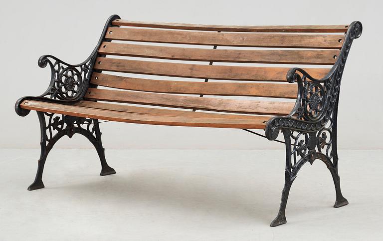 PARKBÄNK, 1960/70-tal.