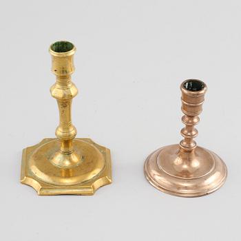 LJUSSTAKAR, 2 st, 1700-tal.