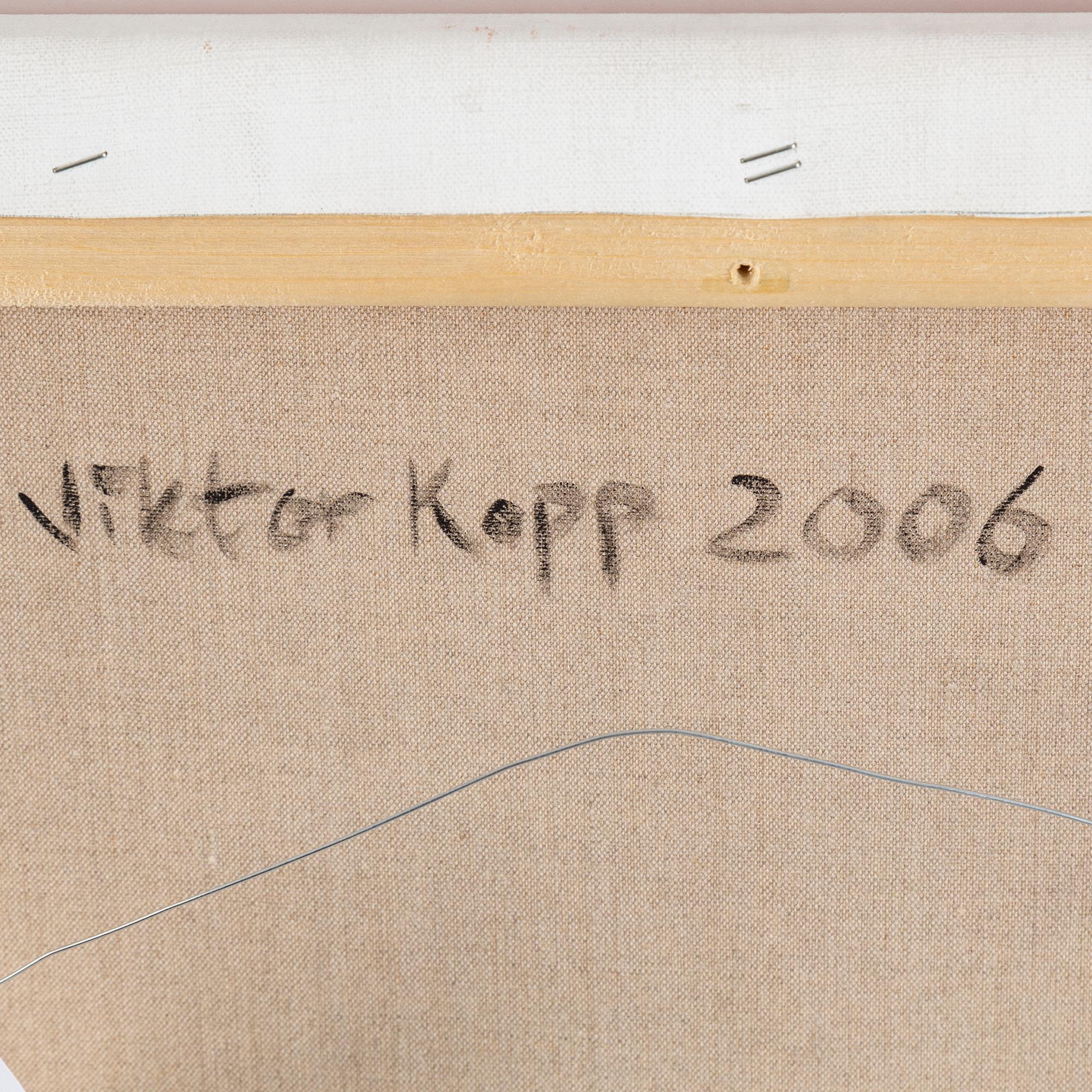 VIKTOR KOPP, oil on canvas, signed on verso and dated 2006.