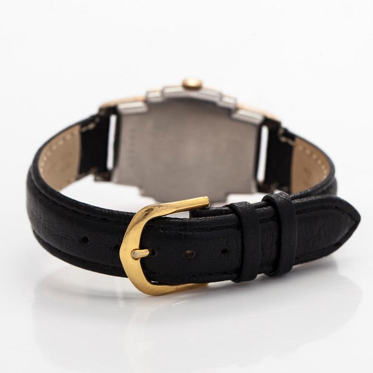 Benrus, wristwatch, 27 x 32 mm, Art Deco, gold-plated, manual winding, circa 1930s.