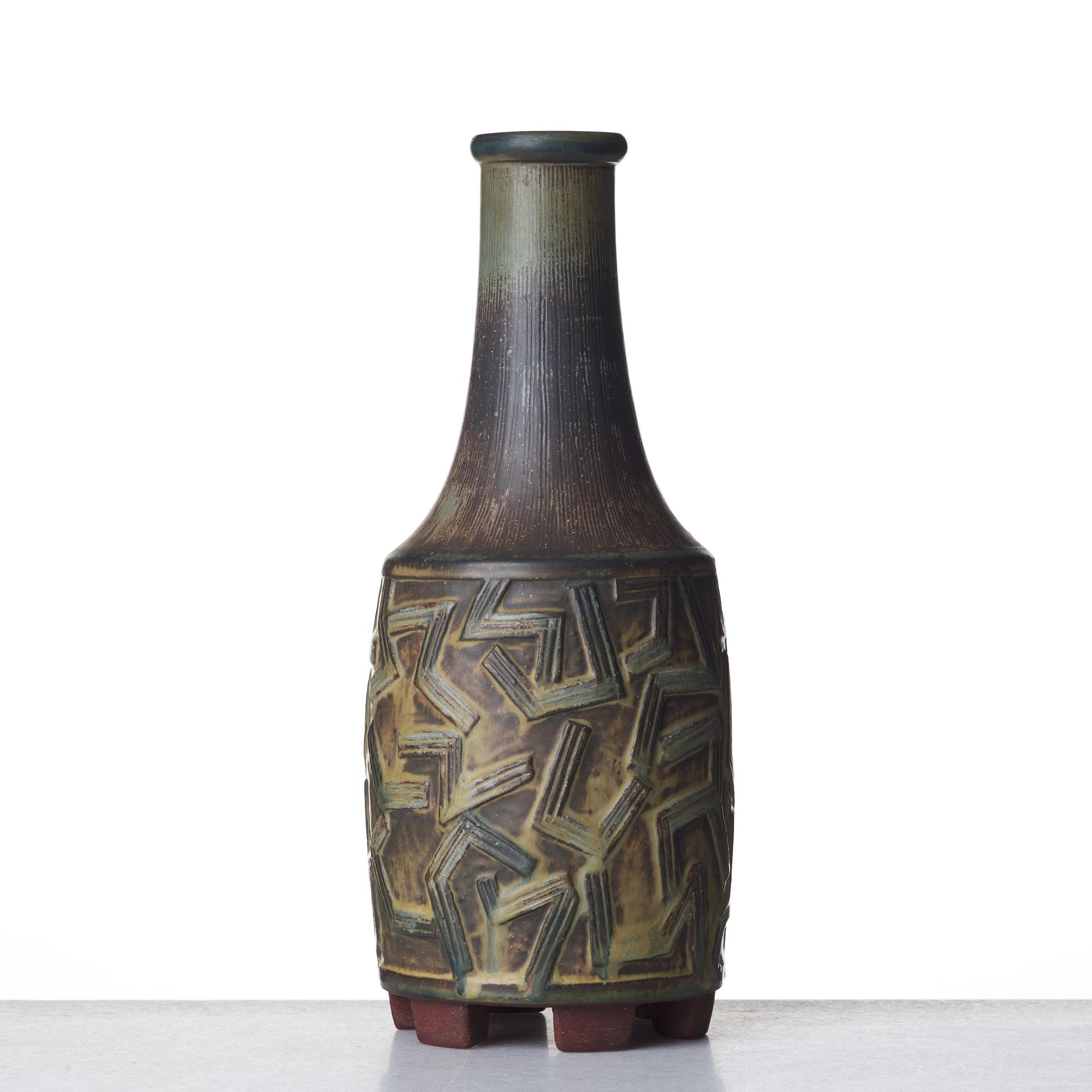 Wilhelm Kåge, vas, "Farsta", Gustavsbergs studio 1955.