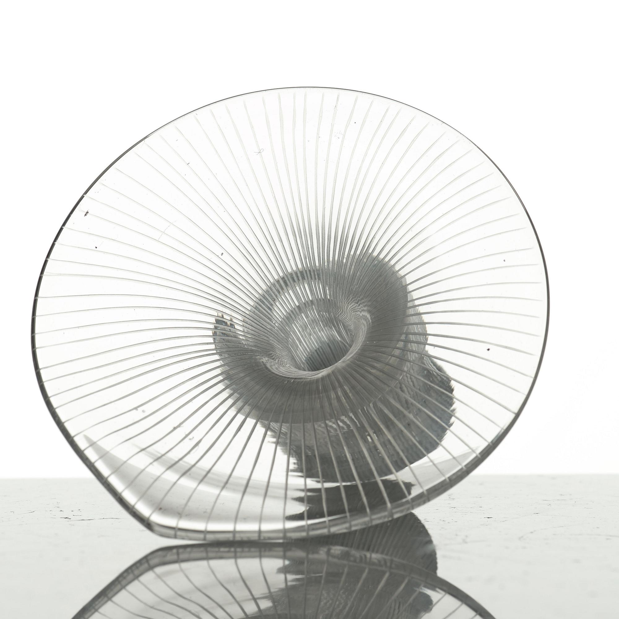 Tapio Wirkkala, TAPIO WIRKKALA, a set of three pieces of art glass, Iittala, Finland 1950's.