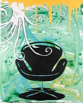 KADAZ, MICHAEL, akryl, signerad och daterad a tergo. 