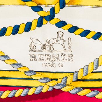 Hermès, a 'Grande Tenue' silk scarf.