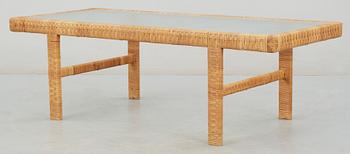 MÖBELGRUPP, 4 delar, rotting, 1900-talets andra hälft.