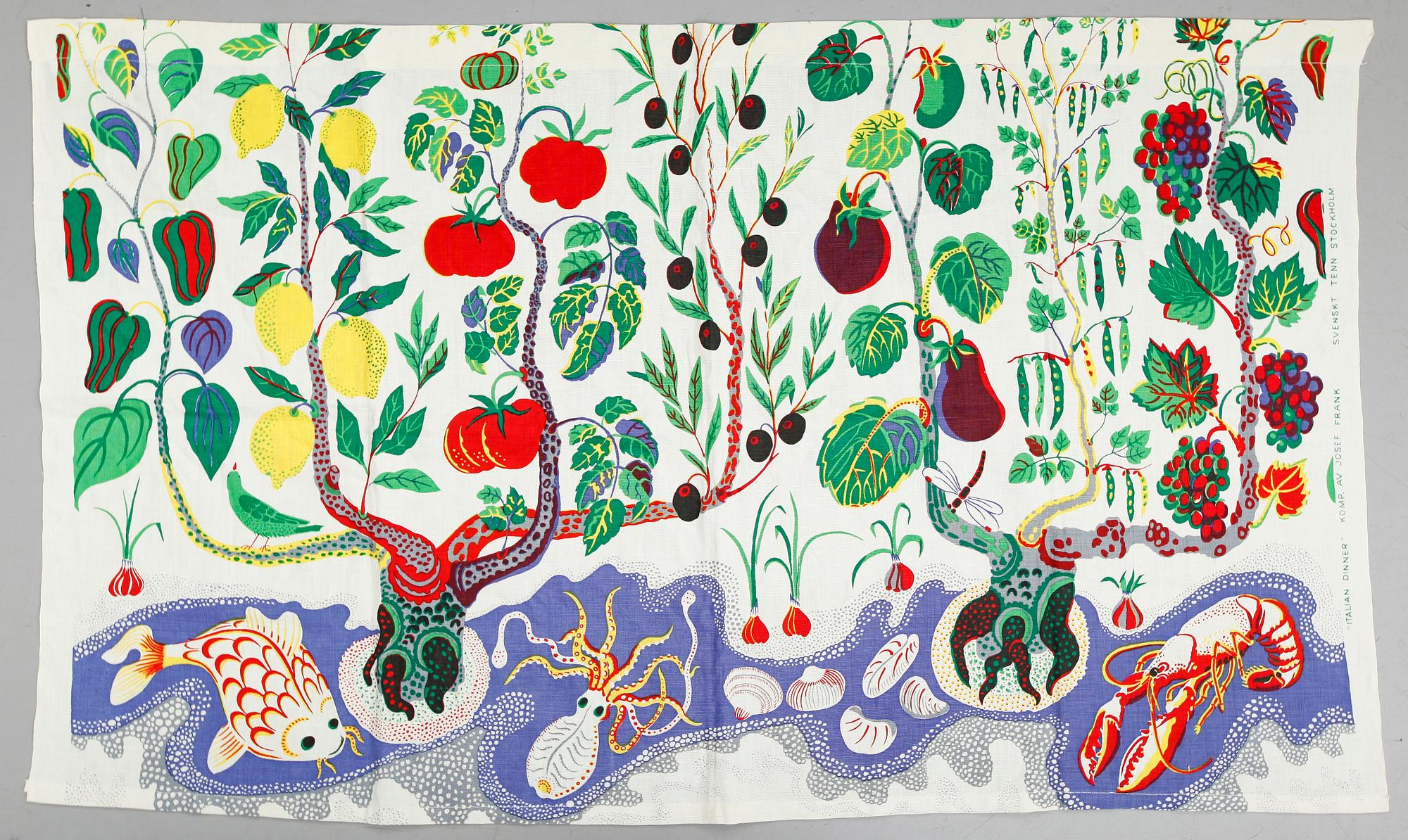 GARDIN, "Italian Dinner", Josef Frank, Firma Svenskt Tenn.