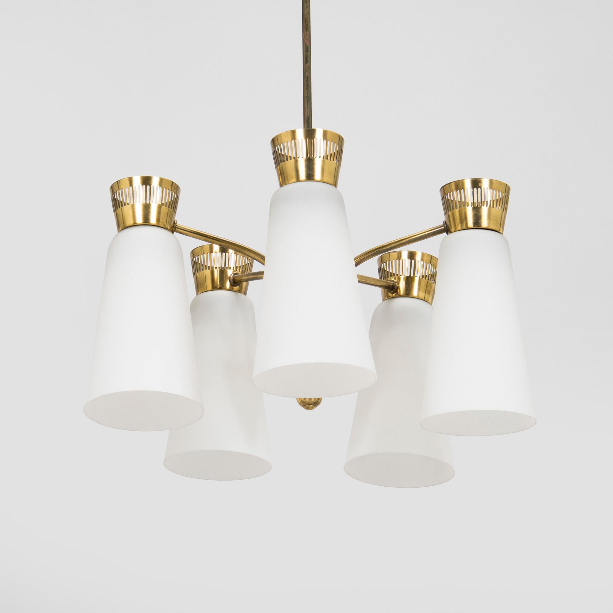A mid-20th century ceiling light, Itsu Finland.